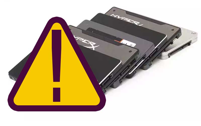 SSD Hard disk Failure 1
