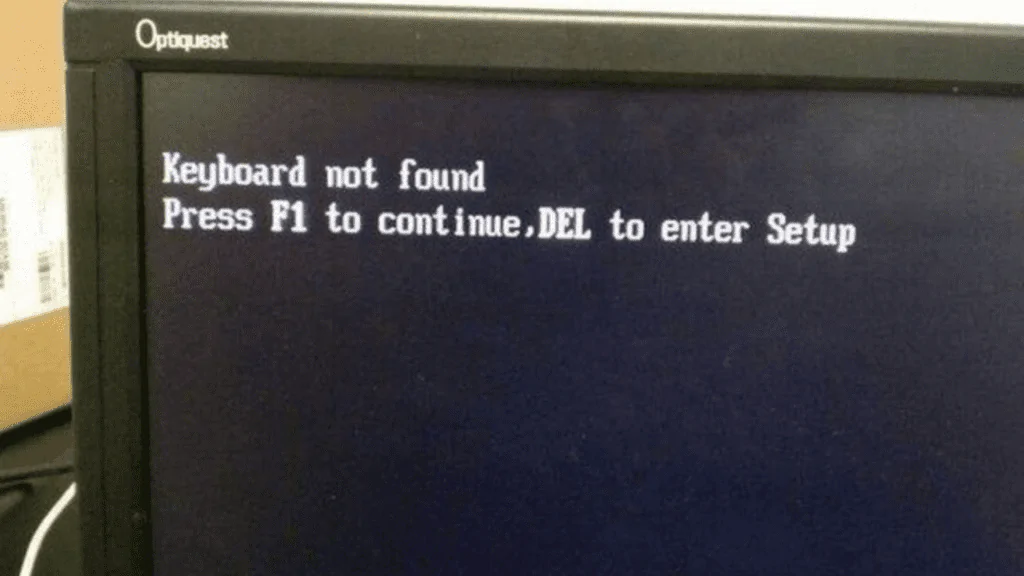 Keyboard not found