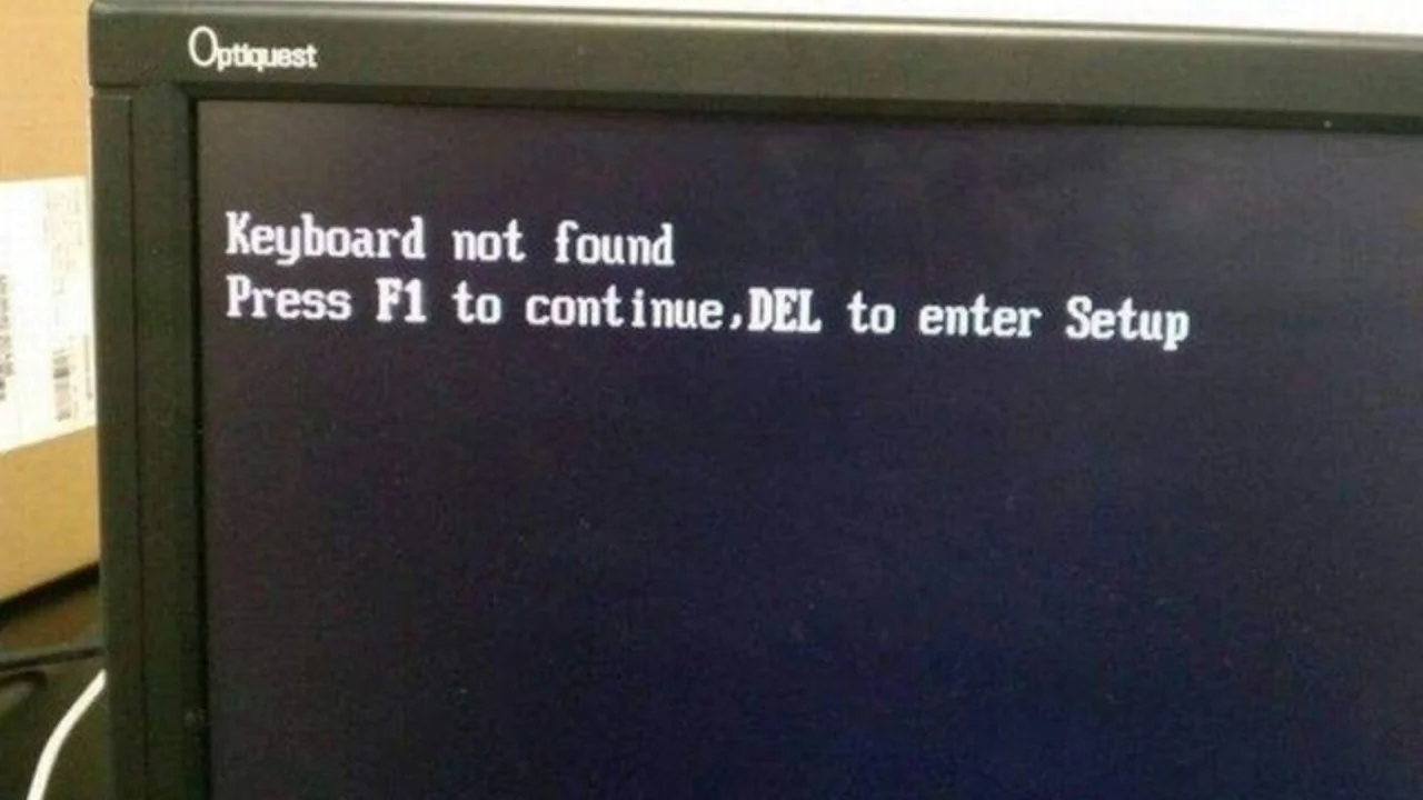 Keyboard not found