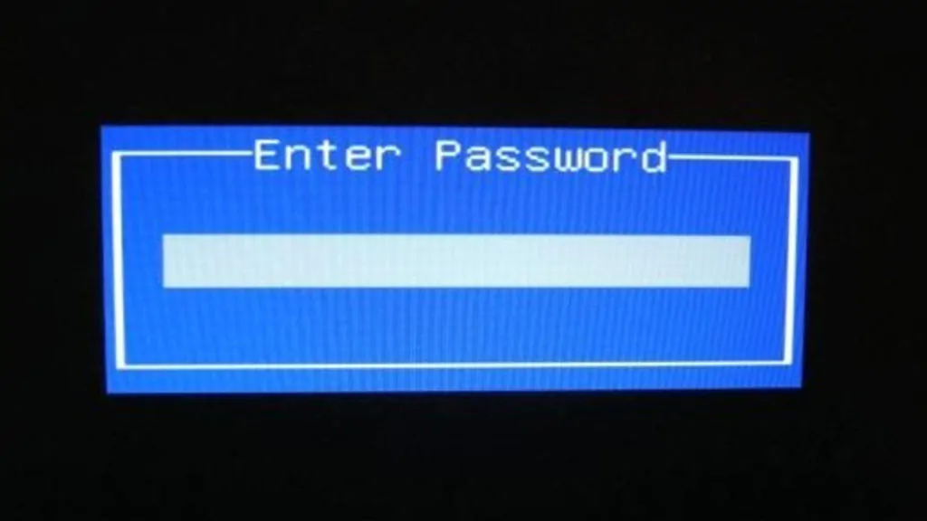 enter password bios