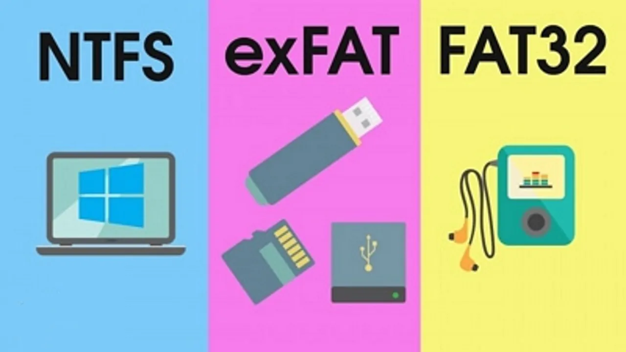 FAT32 ExFAT or NTFS 1