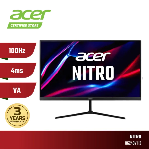 Acer Nitro QG240Y S3 (180Hz) Gaming Monitor