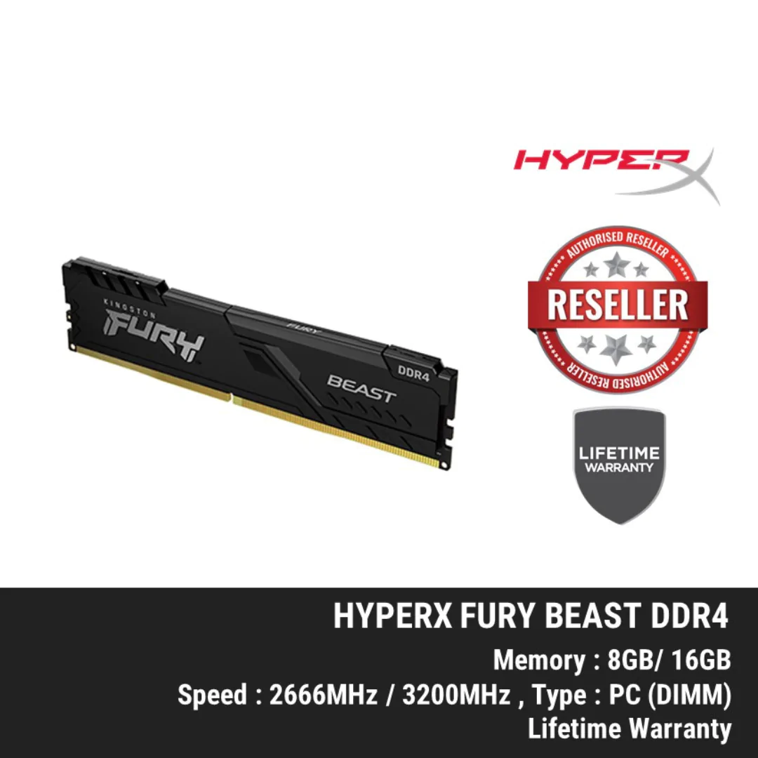 KINGSTON HYPERX FURY Beast Black