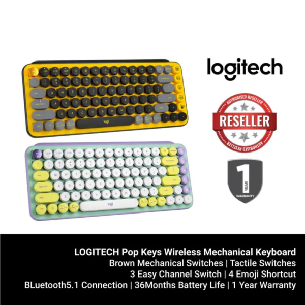 LOGITECH Pop Keys Keyboard