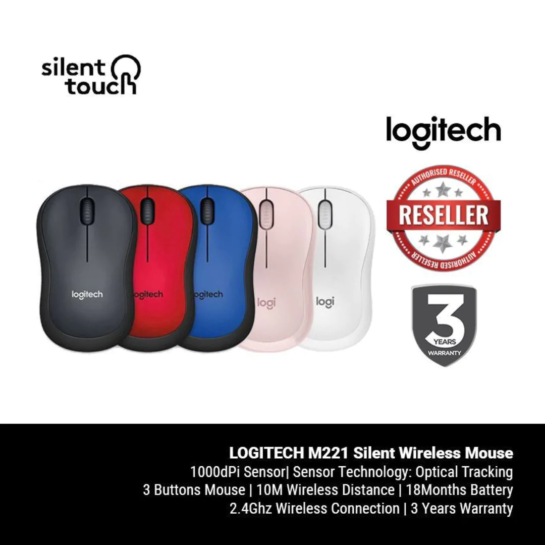 Logitech M221 Silent Wireless Mouse