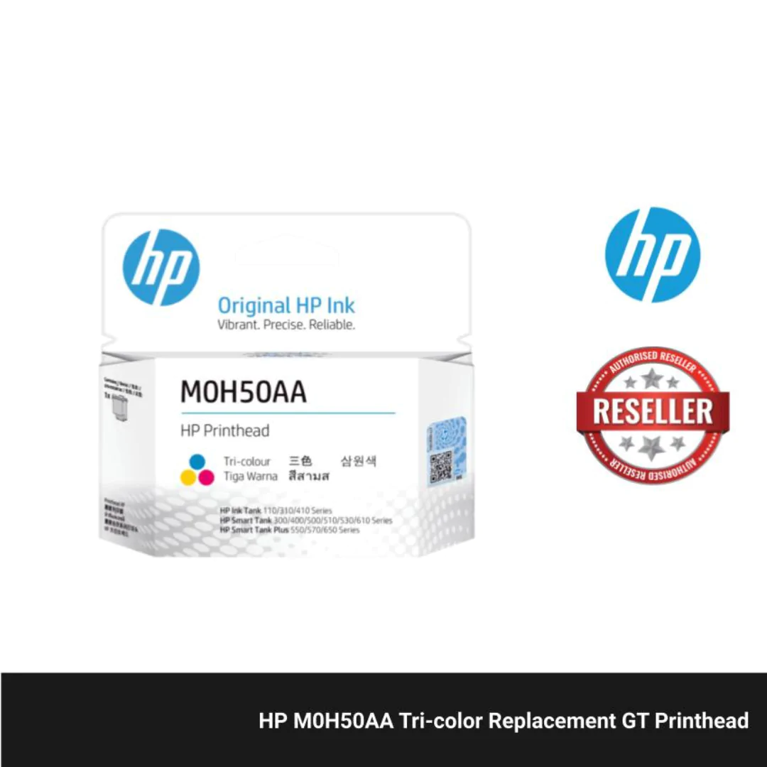 HP M0H50A Tri-color Replacement GT Printhead