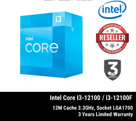 INTEL CORE I3-12100