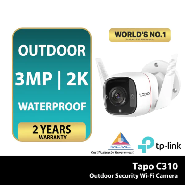 TP-Link Tapo C310 Outdoor 2K CCTV