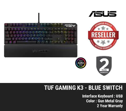 ASUS TUF Gaming K3 RGB Mechanical Keyboard