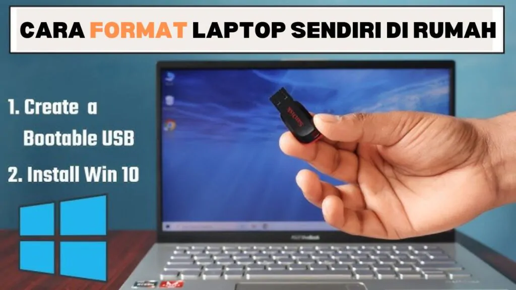 CARA FORMAT LAPTOP SENDIRI DI RUMAH