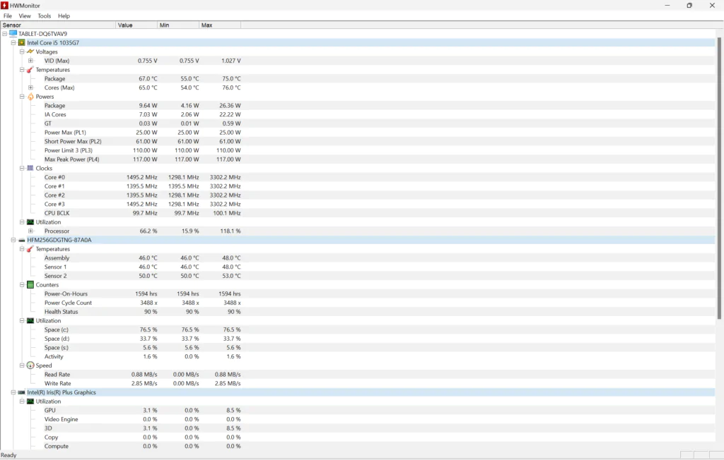 4 checking the temperature of different pc components