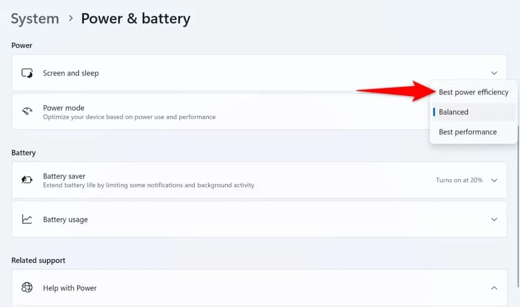 imgi 2 16 enable battery efficient mode